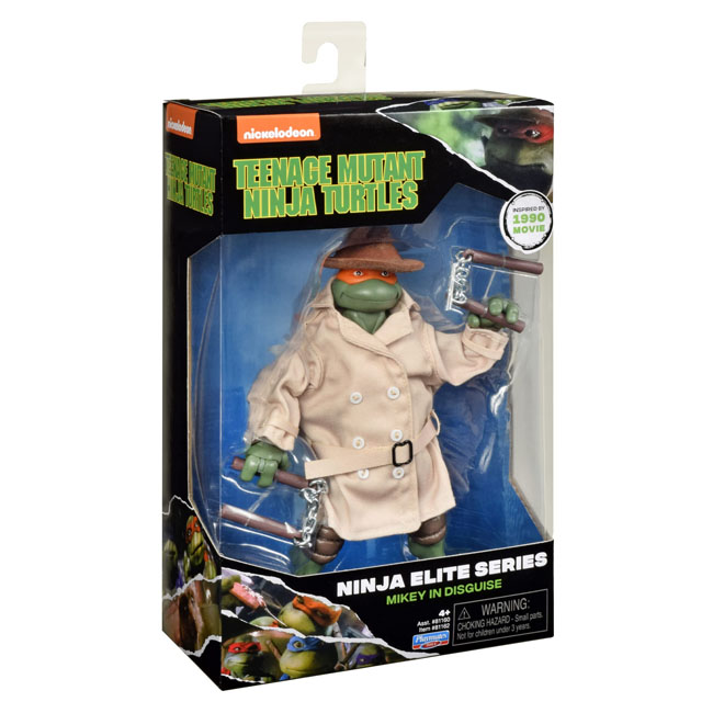 PLAYMATES TMNT CLASSIC ELITE 6"- MICHELANGELO IN DISGUISE