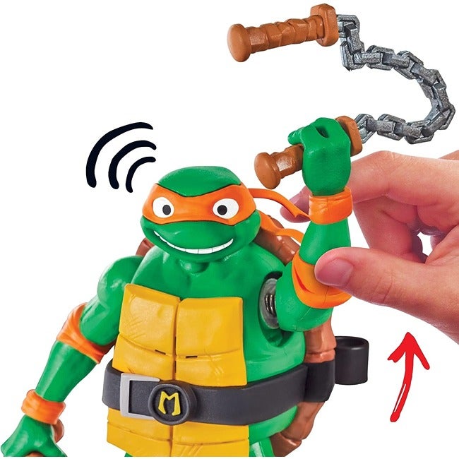 TMNT MUTANT MAYHEM NINJA SHOUTS MICHELANGELO