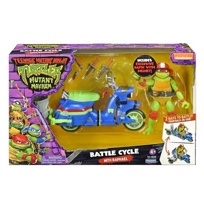 TMNT MUTANT MAYHEM BATTLE CYCLE WITH RAPHAEL