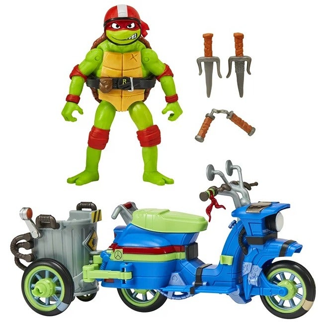 TMNT MUTANT MAYHEM BATTLE CYCLE WITH RAPHAEL