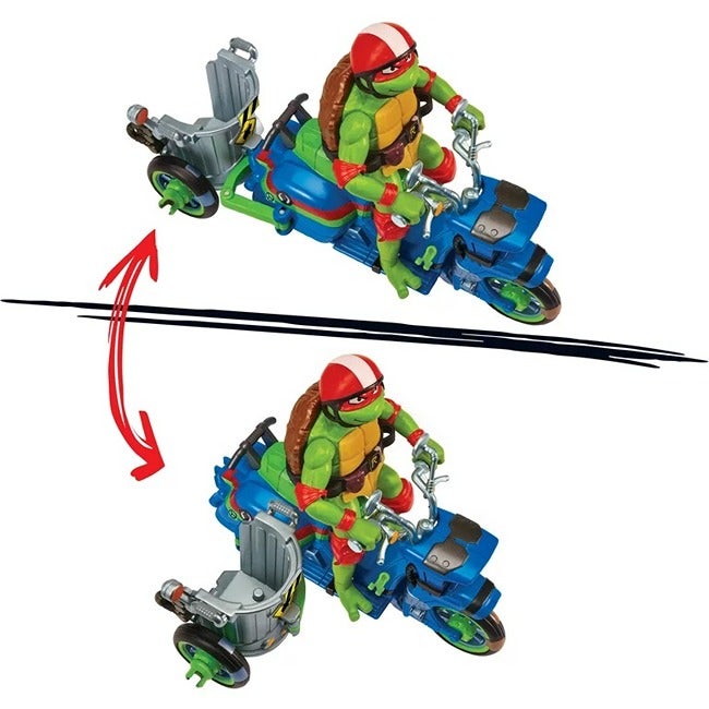 TMNT MUTANT MAYHEM BATTLE CYCLE WITH RAPHAEL