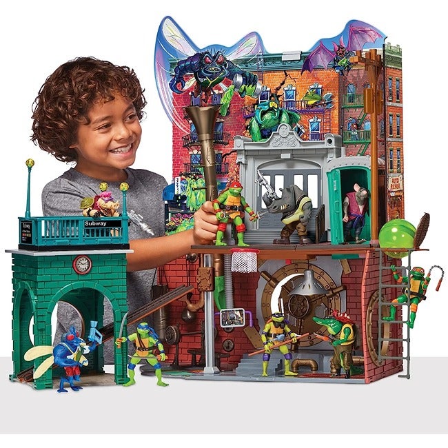 TMNT MUTANT MAYHEM SEWER LAIR PLAYSET