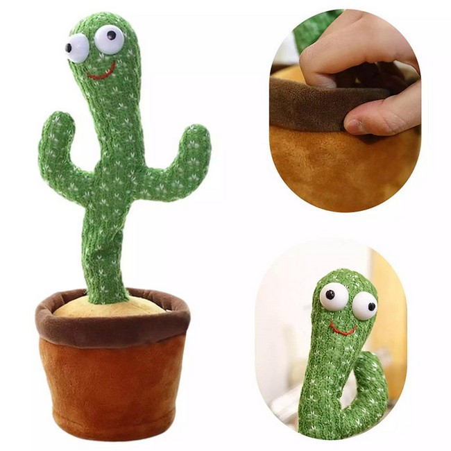POWER JOY FUN TIME DANCING CACTUS B/O