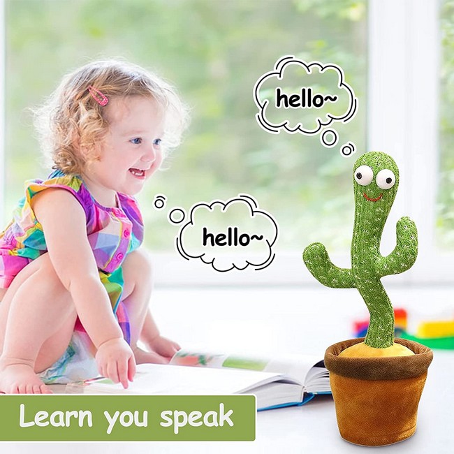 POWER JOY FUN TIME DANCING CACTUS B/O