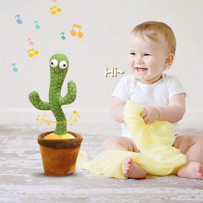 POWER JOY FUN TIME DANCING CACTUS B/O