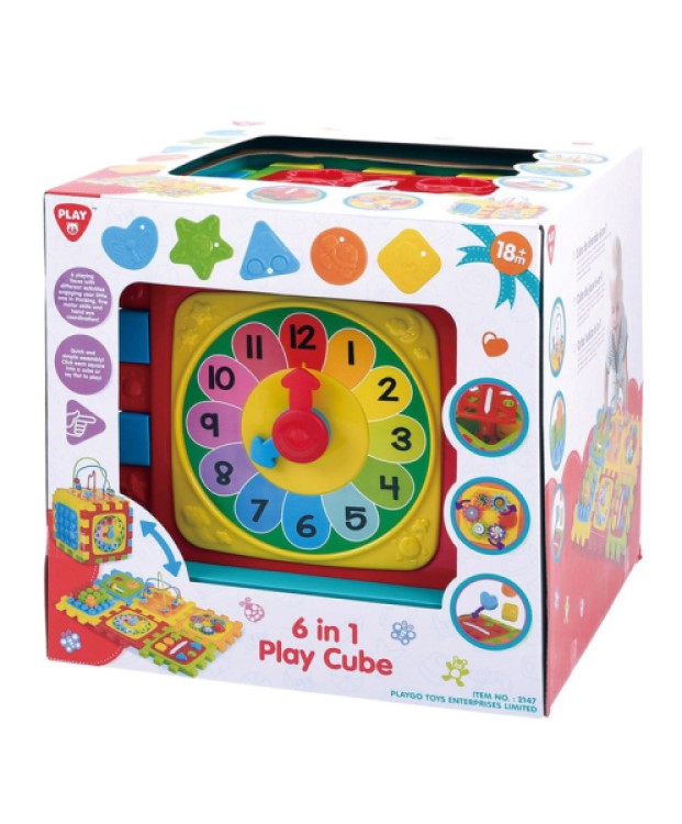 PLAY GO 6 IN 1 PLAY CUBE