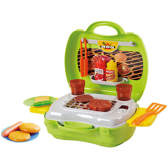 PLAY GO MY CARRY ALONG BARBECUE - 22 PCS