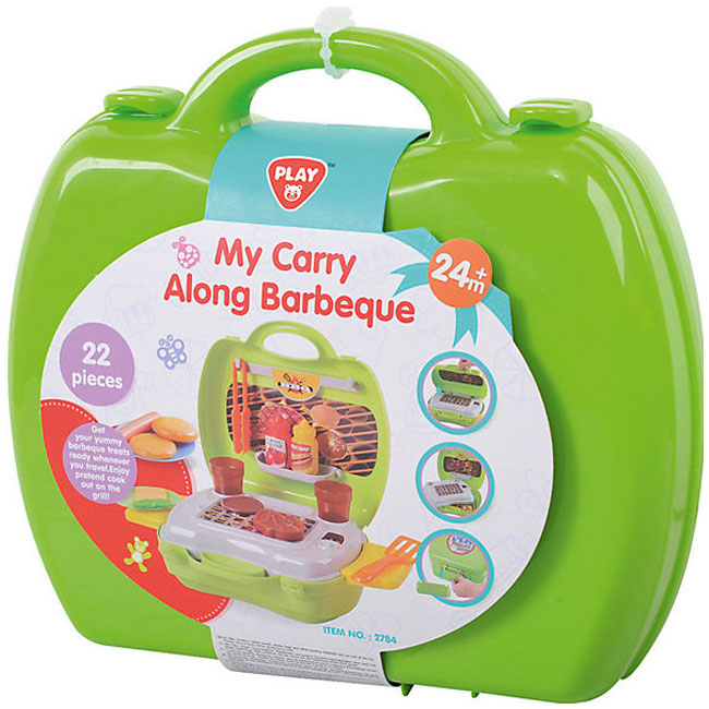 PLAY GO MY CARRY ALONG BARBECUE - 22 PCS