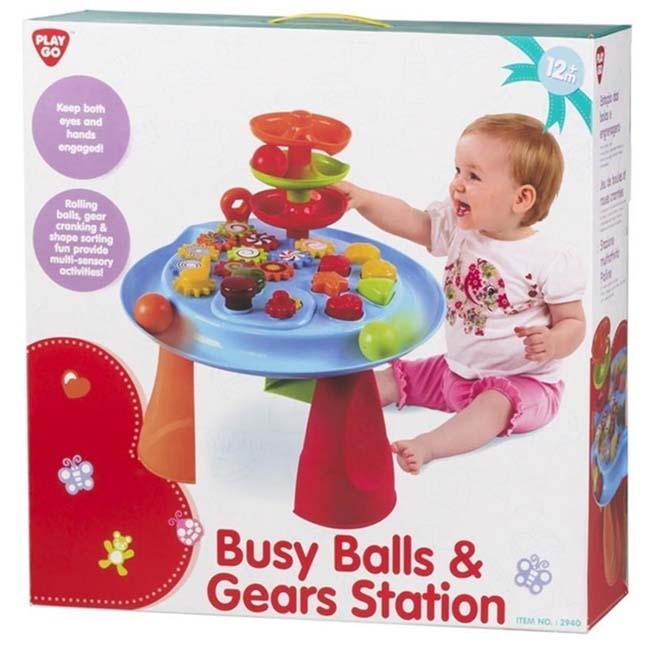 PLAY GO BUSY BALLS & GEARS STATION