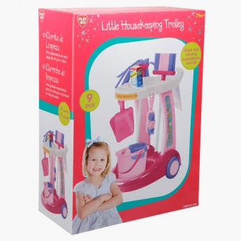 PLAY GO LITTLE HELP GO LITTLE HELPER CLEANING TROLLEY