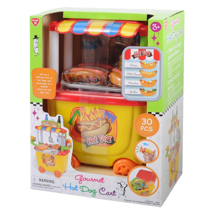 PLAY GO GOURMET HOT DOG CART