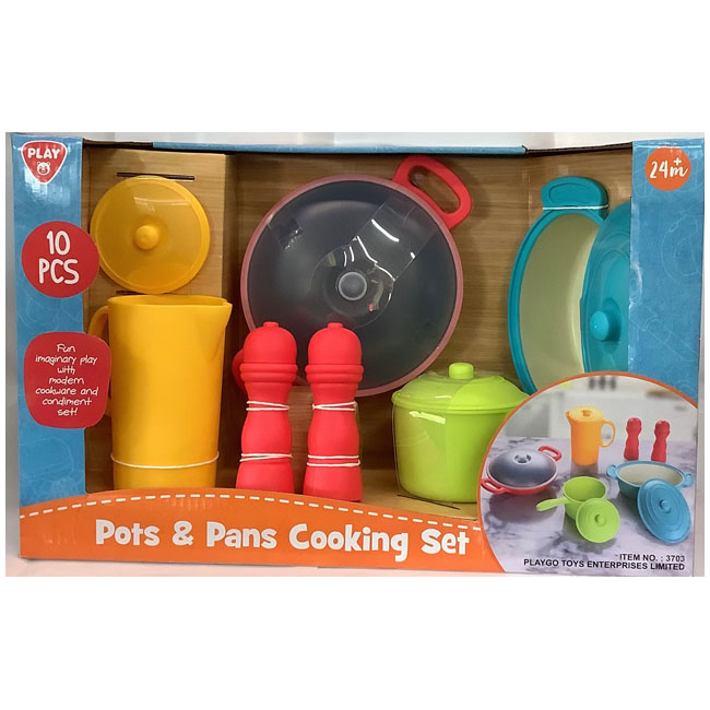 PLAY GO POTS & PANS COOKING SET