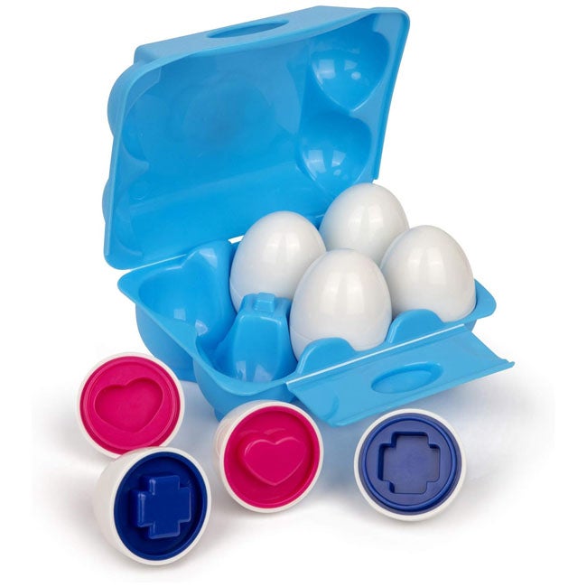 PLAYGO RAINBOW SHAPE SORTER EGGS IN CARTOON