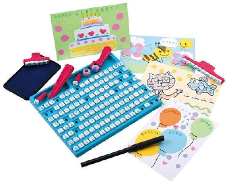 PLAY GO LETTER AND STAMP ART