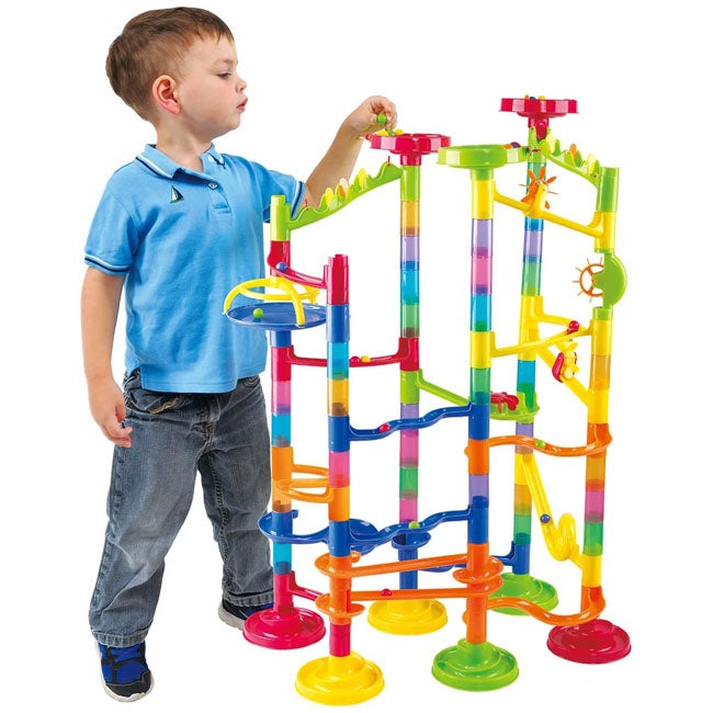 PLAY GO MEGA MARBLE RACE DELUXE BUILDING PLAYSET