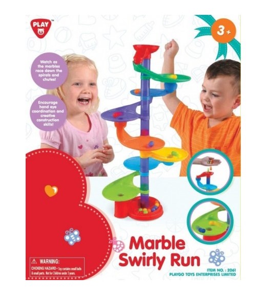 PLAY GO MARBLE SWIRLY RUN