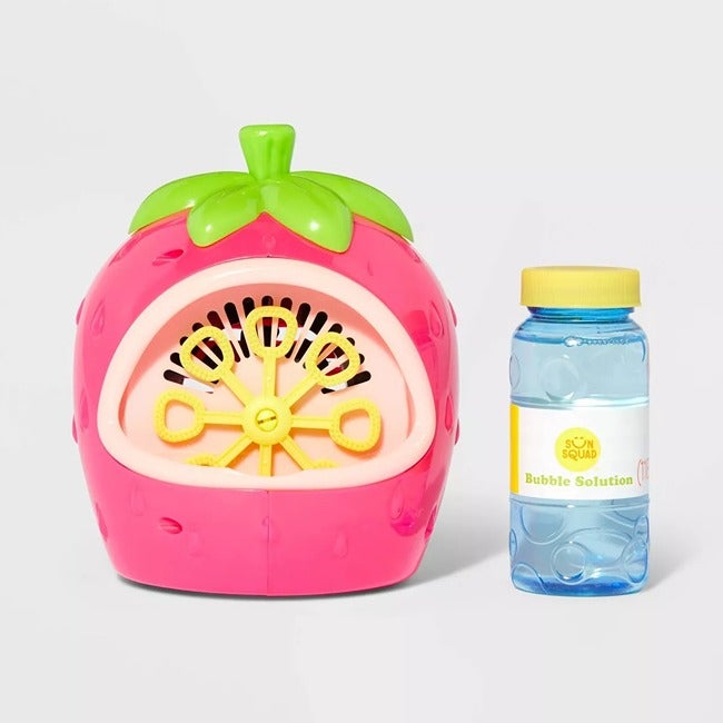 PLACO TOYS STRAWBERRY BUBBLES MACHINE