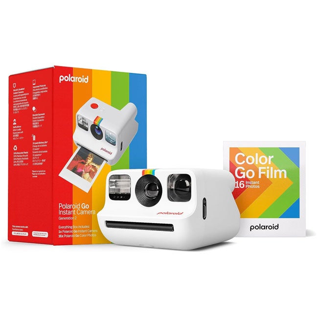 POLAROID GO GEN 2 WHT  EVERYTHING BOX WORLDS SMALLEST CAMERA