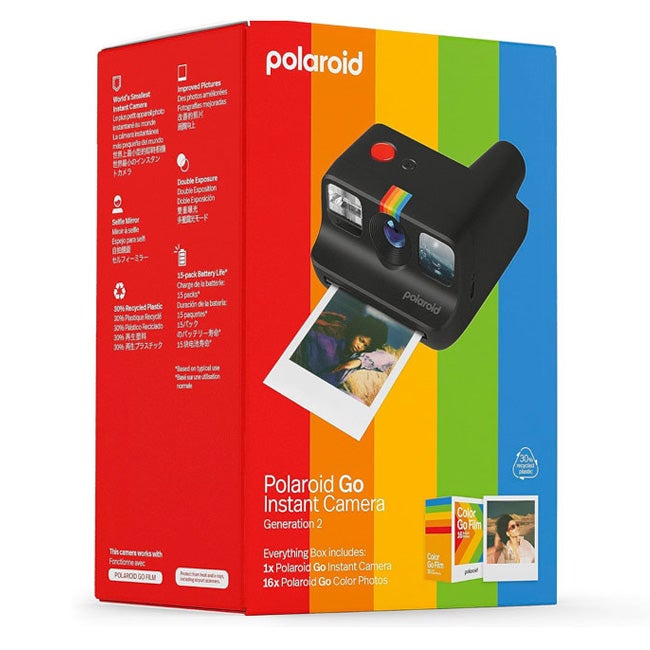 POLAROID GO GEN2 MINI INSTANT CAMERA BUNDLE BLACK
