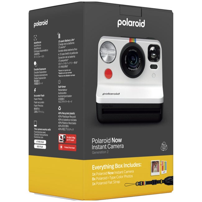 POLAROID NOW GEN2 INSTANT CAMERA BLACK&WHITE LIMITED EDITION