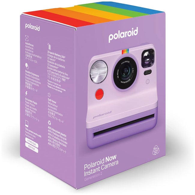 POLAROID NOW GEN 2 INSTANT CAMERA PURPLE