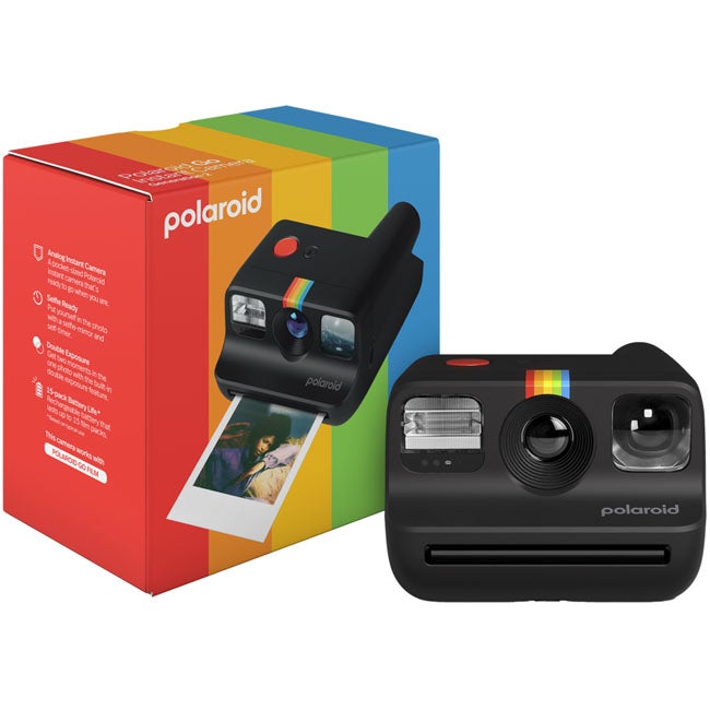 POLAROID GO GEN 2 BLACK WORLDS SMALLEST INSTANT CAMERA