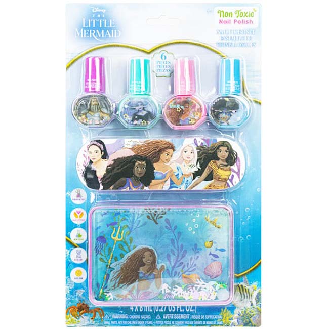 TOWNLEY GIRL DISNEY PRINCESS 4-PACK NAIL POLISH WATER BOX