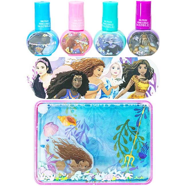 TOWNLEY GIRL DISNEY PRINCESS 4-PACK NAIL POLISH WATER BOX
