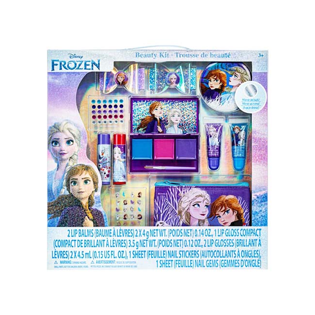 TOWNLEY GIRL DISNEY FROZEN GIRL COSMETIC BOX SET WITH POUCH