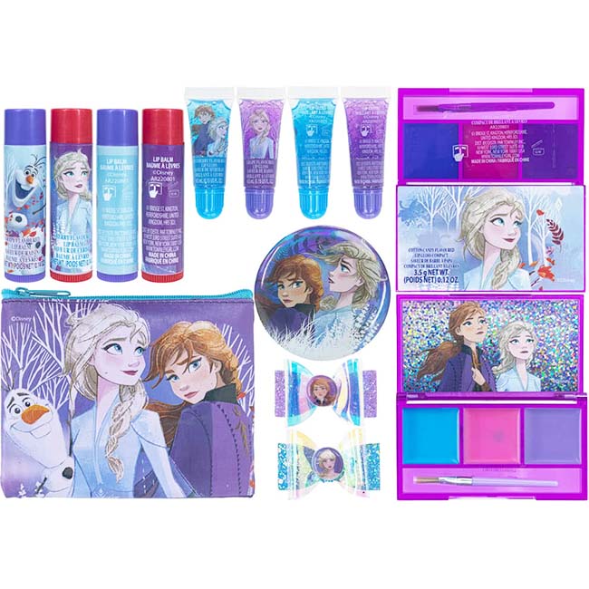 TOWNLEY GIRL DISNEY FROZEN GIRL COSMETIC BOX SET WITH POUCH