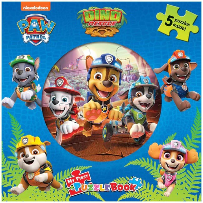 PHIDAL PAW PATROL DINO RESCUE MY FIRST PUZZLE BOOK
