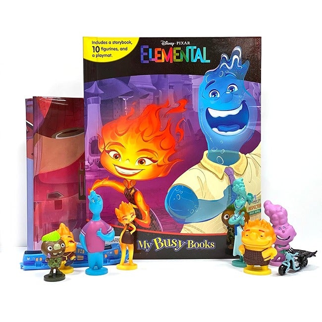 PHIDAL DISNEY PIXAR ELEMENTAL MY BUSY BOOKS