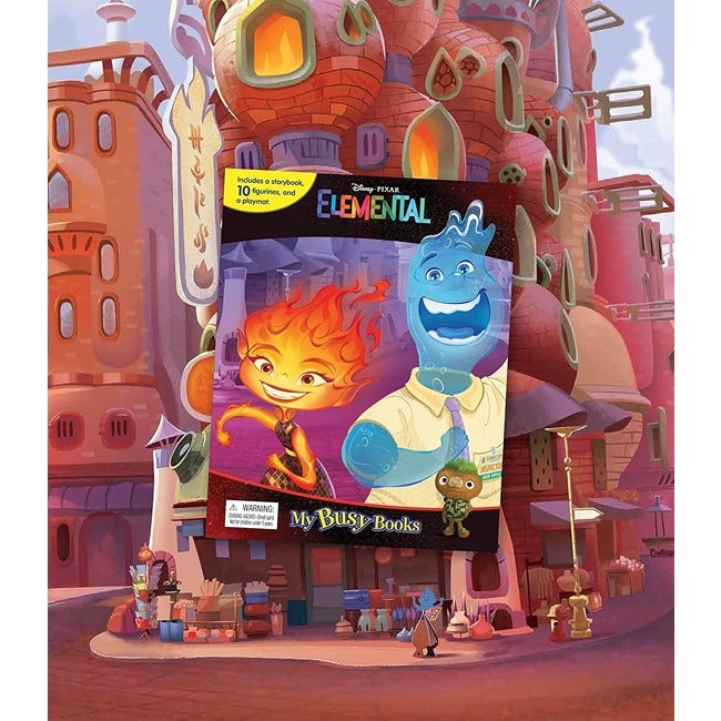 PHIDAL DISNEY PIXAR ELEMENTAL MY BUSY BOOKS