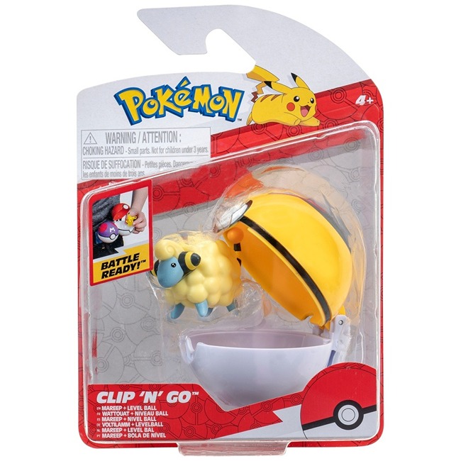 POKEMON  CLIP N GO BALL SET ASSORTED BATTLE READY S3