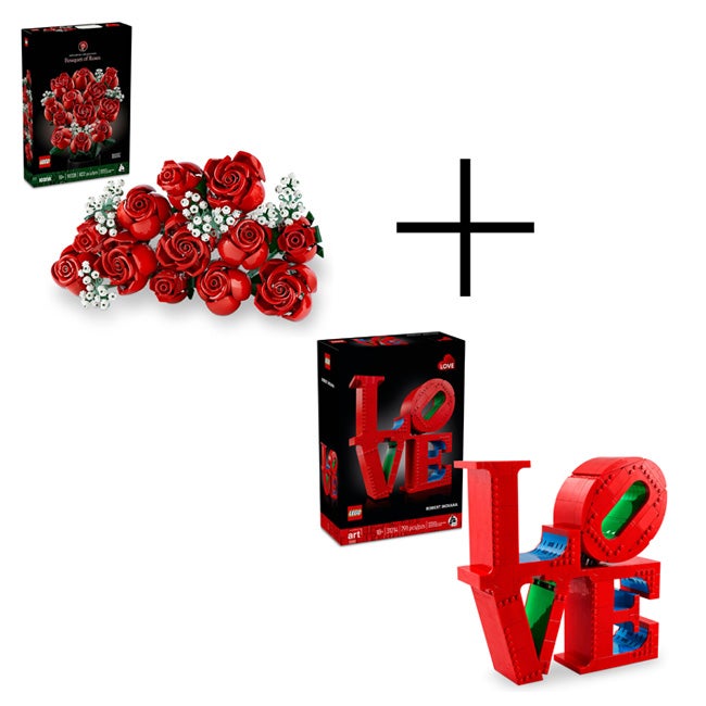 LEGO BOTANICAL BOUQUET OF ROSES AND LOVE