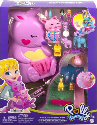 POLLY POCKET LARGE WEARABLE COMPACT KANGAROO PURSE