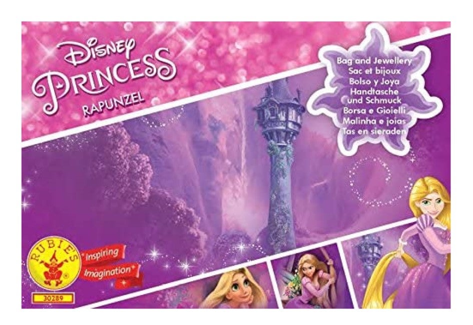 RUBIES COSTUME DISNEY PRINCESS RAPUNZEL BAG AND JEWELLERY SE