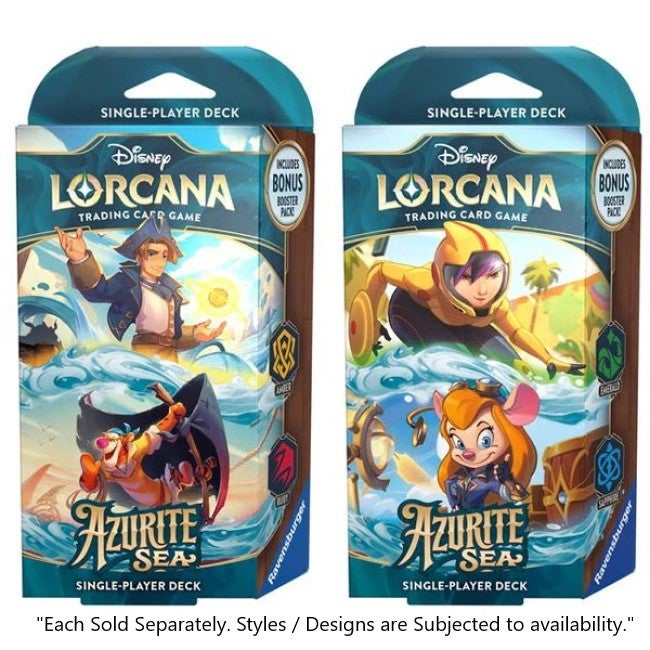 DISNEY LORCANA AZURITE SEA STARTER PACK ASSORTED