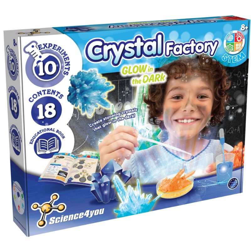 SCIENCE4YOU CRYSTAL FACTORY GLOW IN THE DARK