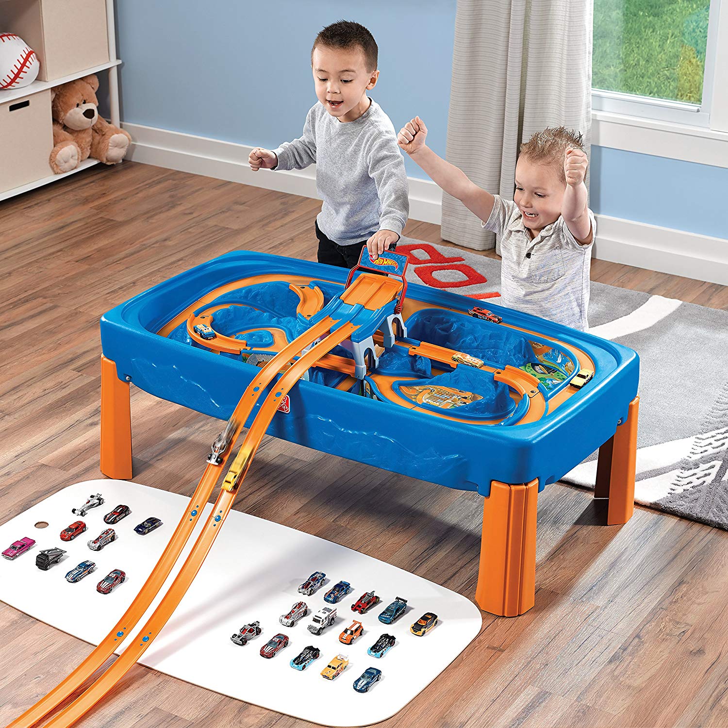 STEP 2 HOT WHEELS CAR TRACK CIRCUIT PLAYSET