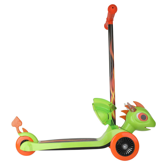 DIMENSIONS DRAGON - MOLDED 3 WHEELED HEAD