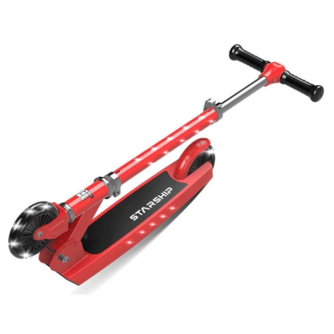 LIT STARSHIP CANDY RED - 2 WHEEL SCOOTER