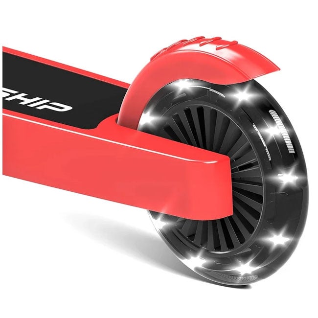 LIT STARSHIP CANDY RED - 2 WHEEL SCOOTER