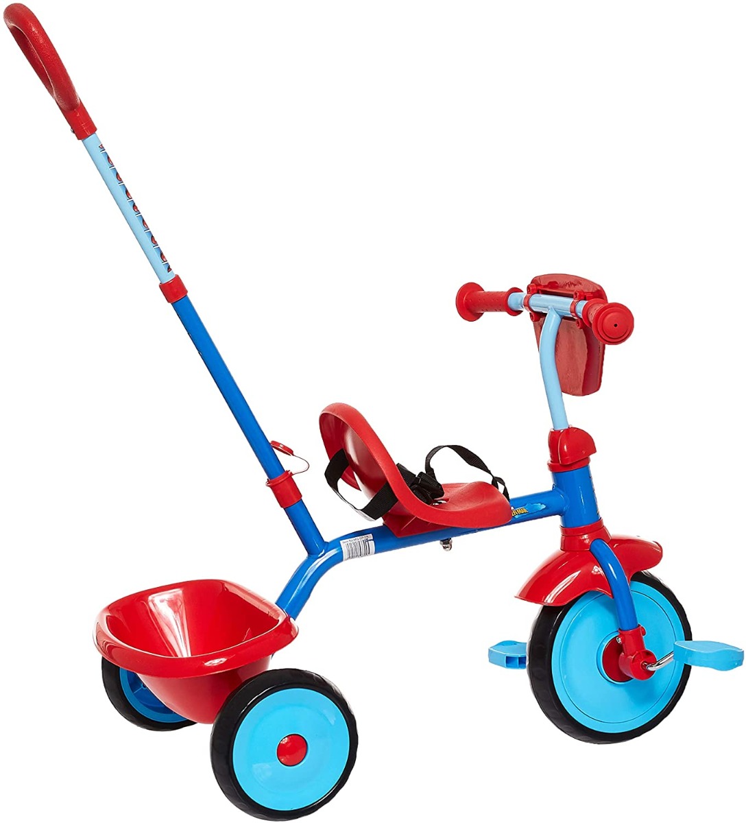 SPARTAN MARVEL SPIDERMAN TRICYCLE WITH PUSHBAR