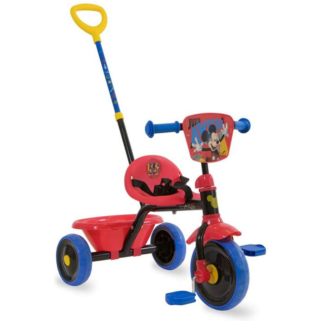 SPARTAN DISNEY MICKEY TRICYCLE WITH PUSHBAR