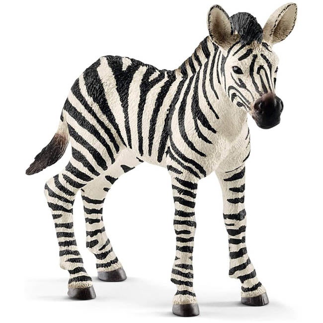 SCHLEICH ZEBRA FOAL FIGURE