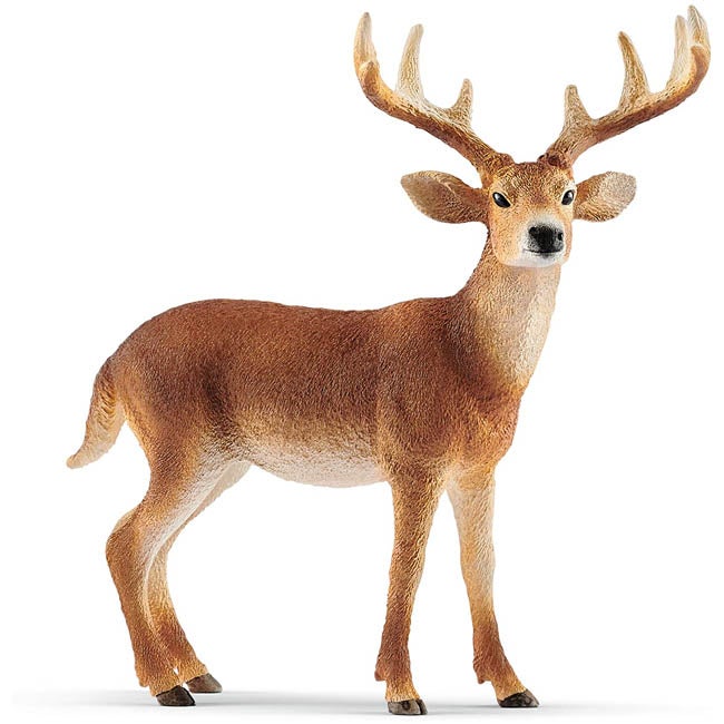 SCHLEICH WHITE TAILED BACK FIGURE