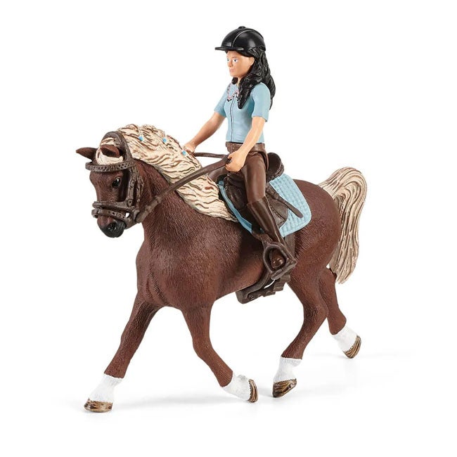 SCHLEICH WASHING AREA WITH HORSE CLUB EMILY & LUNA PLAYSET