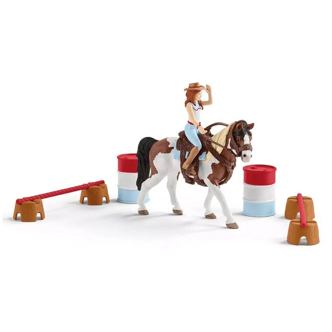 SCHLEICH HORSE CLUB HANNAH'S WESTERN RIDING SET PLAYSET