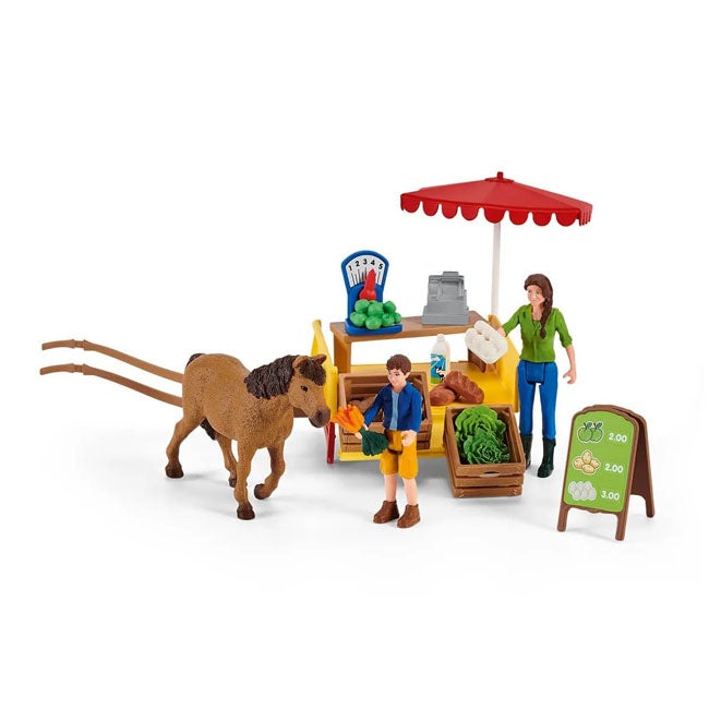 SCHLEICH SUNNY DAY MOBILE FARM STAND
